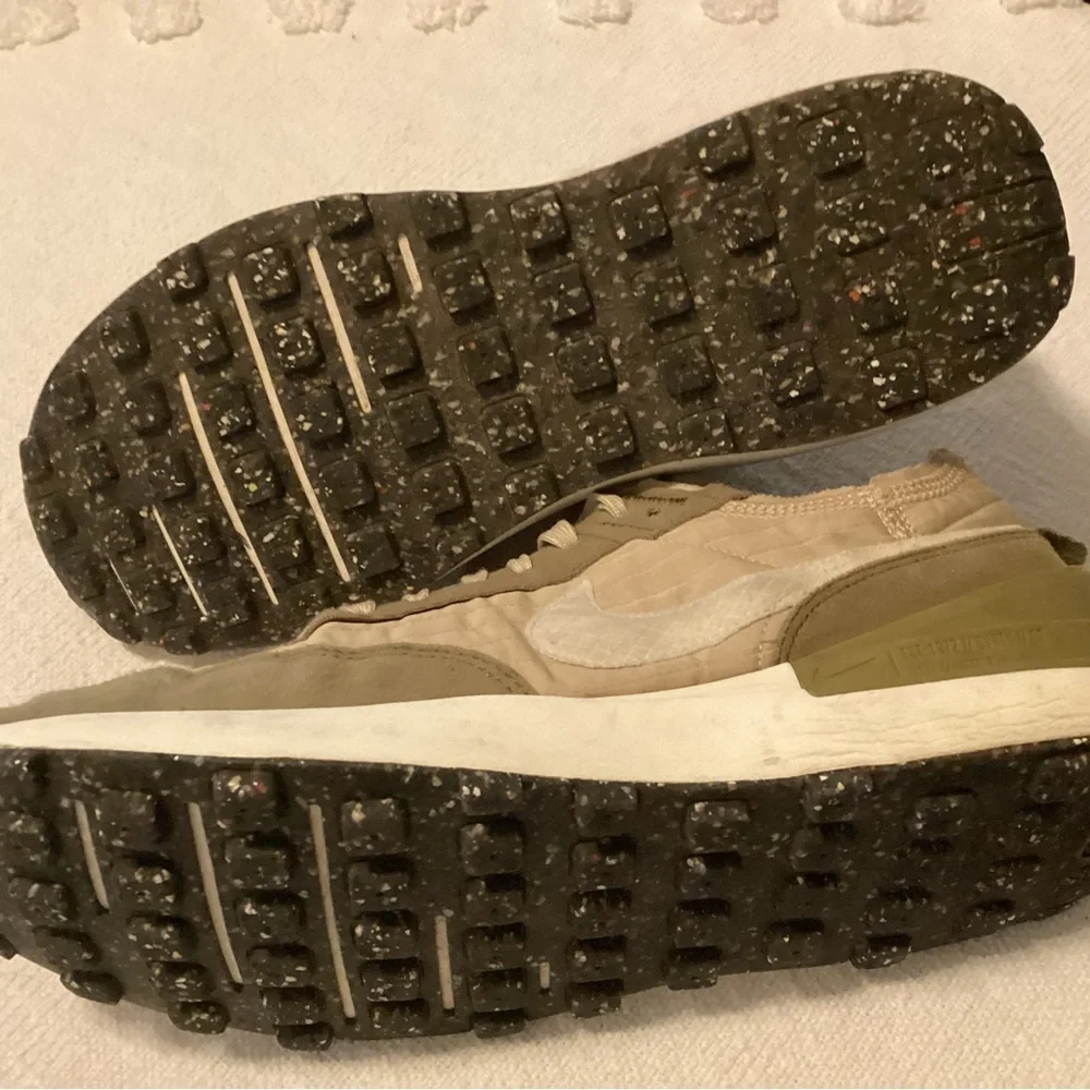 Nike Waffle One NN Rattan/GRN Men Casual Lifestyle Shoes DC8890-201 Men's Sz 10